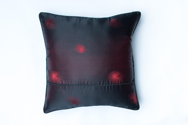 RED STAR boho STYLE CUSHION 45cm x 45cm